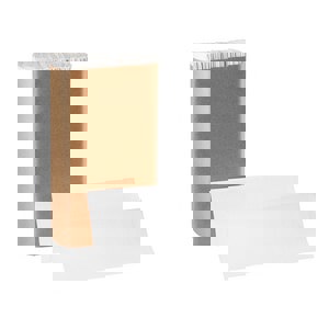 Pacific Blue Basic M-Fold Paper Towels, 1-Ply, 9.2 x 9.4, White, 250/Pack, 16 Packs/Carton